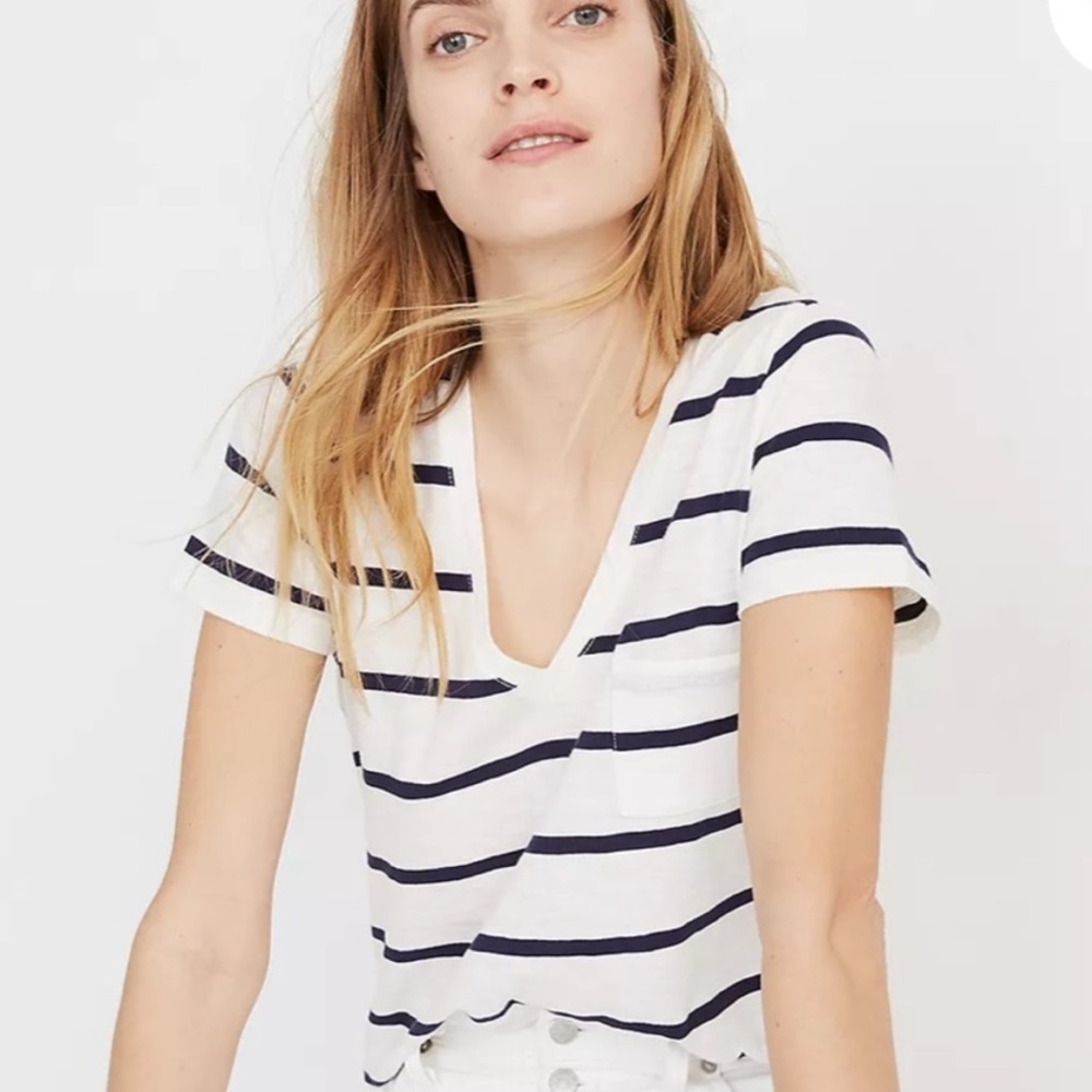 NWOT Madewell Whisper V-Neck Tee